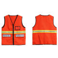 Traffic Vest with Flam Retardant Reflective Warning Tape